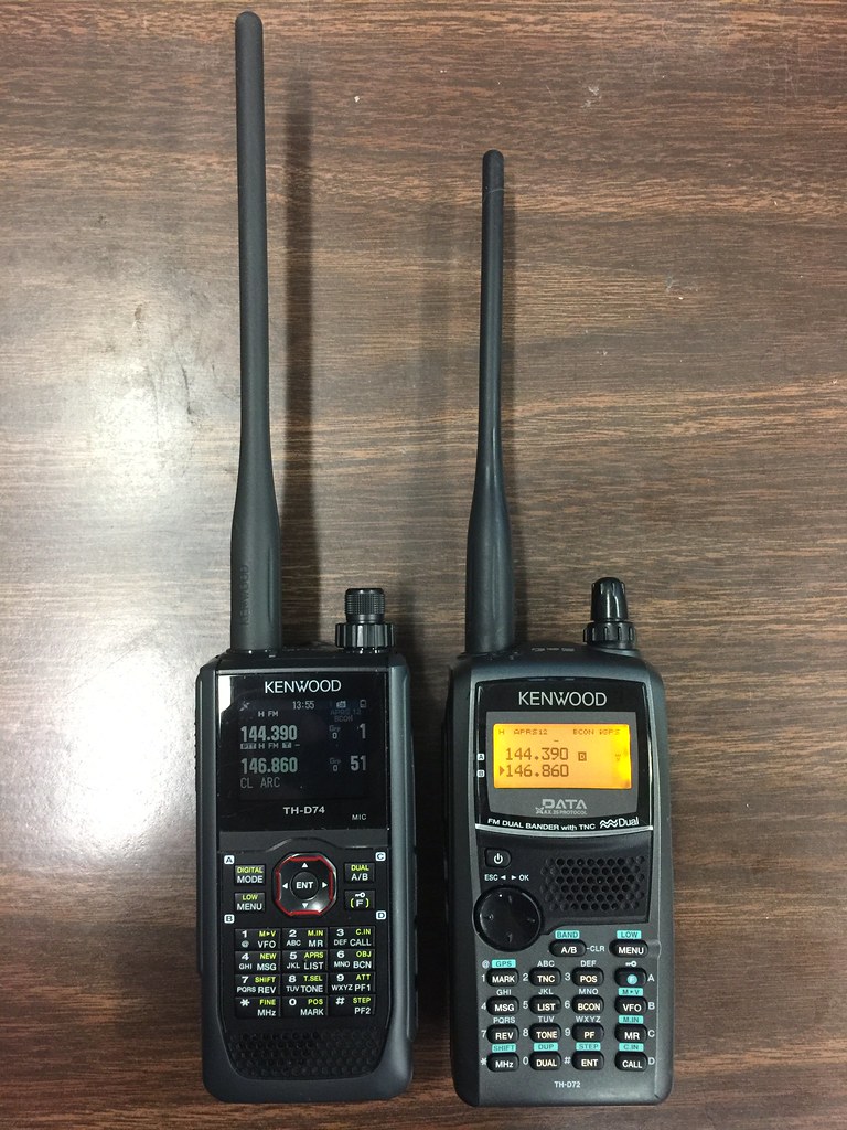 Top Best Tri Band Ham Radio: Reviews And Buying Guides! 7 Kenwood TH-D74a and TH-D72a front side | The front view of e… | Flickr