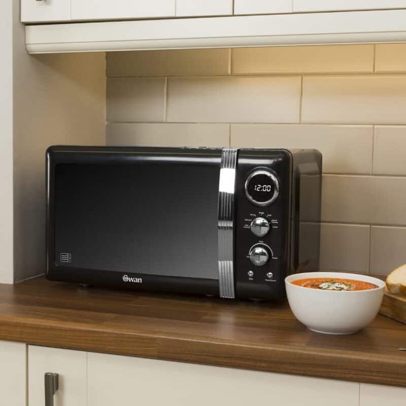 microwave with dial