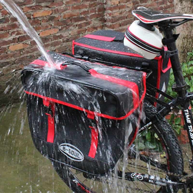 Giant Waterproof Trunk Bag - A Powerful Assistant In Rainy Season 3 B SOUL 50L Large Capacity Bicycle Saddle Bags Waterproof Bicycle Rear Seat Trunk Bag Panniers for