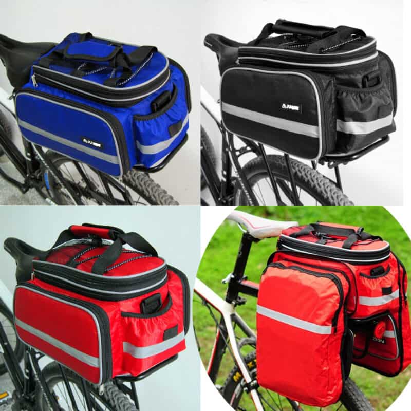 Giant Waterproof Trunk Bag - A Powerful Assistant In Rainy Season 2 Mountain Bike Bag Waterproof Bicycle Bag Cycling Rear Seat Trunk Bag Panniers Bicycle Accessories With Raincoat