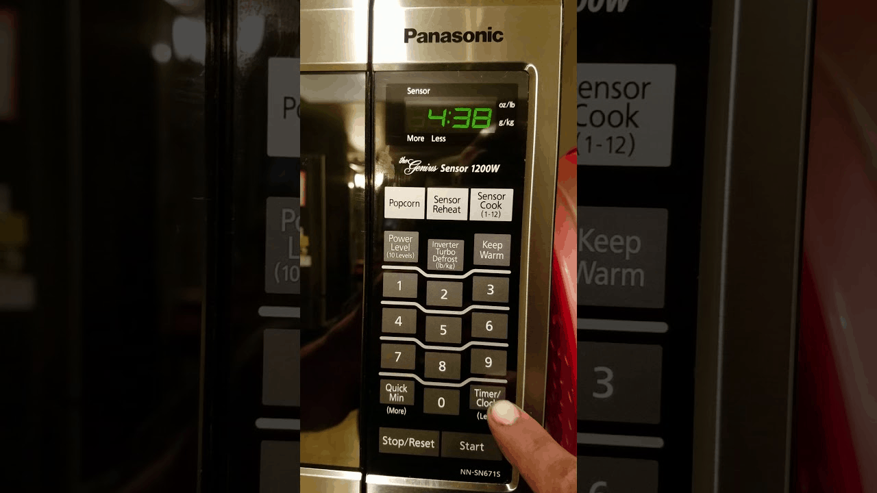 Detailed Step By Step Of How To Set Clock On Panasonic Microwave 3 image 1