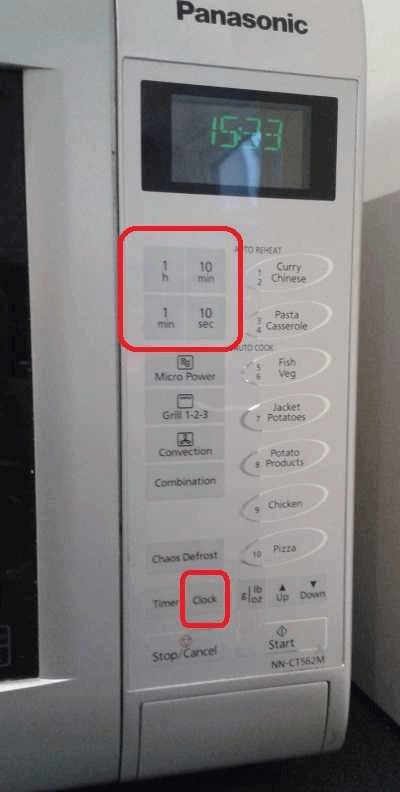 Detailed Step By Step Of How To Set Clock On Panasonic Microwave 4 image 2