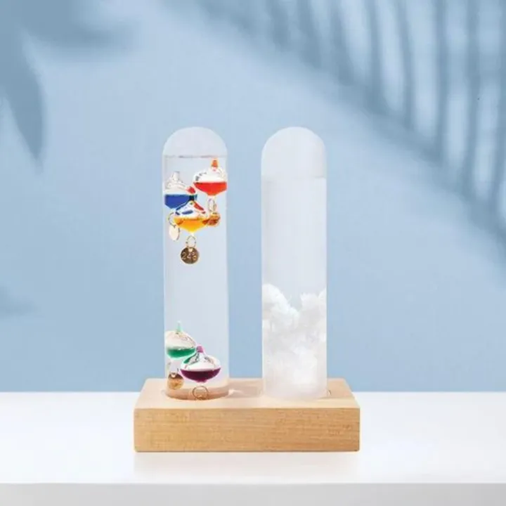 WHAT IS THE DIFFERENCE BETWEEN A GALILEO THERMOMETER AND STORM GLASS 4 Galileo Thermometer And Storm Glass
