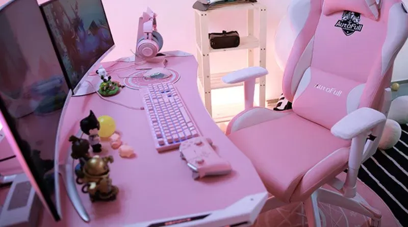 Pink Gaming Chair With Bunny Ears: Keep You Comfortable For Hours 3 Pink Gaming Chair With Bunny Ears