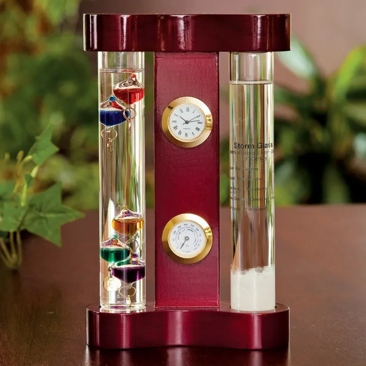 WHAT IS THE DIFFERENCE BETWEEN A GALILEO THERMOMETER AND STORM GLASS 6 Galileo Thermometer And Storm Glass